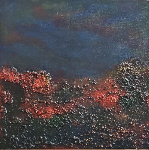 Earth Remembers, Smoke Rises Quietly by Shan Faz, Painting for Sale on Singulart
