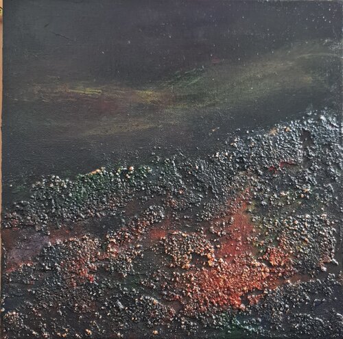 Earth Remembers, Beneath the Burn by Shan Faz, Painting for Sale on Singulart