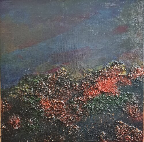 Earth Remembers, Glow in the Ashes by Shan Faz, Painting for Sale on Singulart