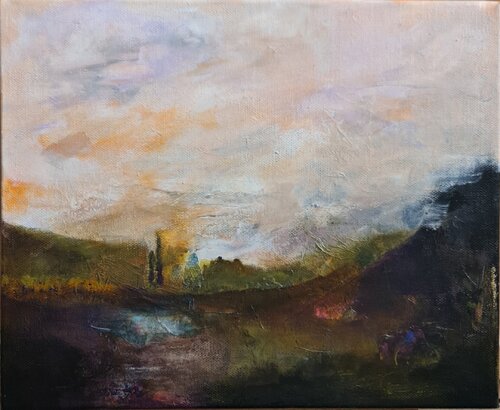 Dusk Over Terra by Shan Faz, Painting for Sale on Singulart