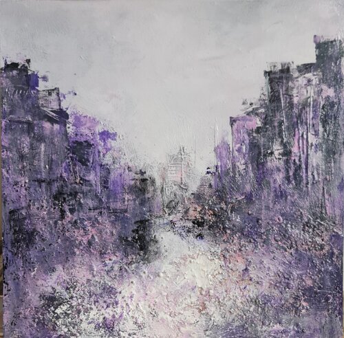 Sailing in Violet by Shan Faz, Painting for Sale on Singulart