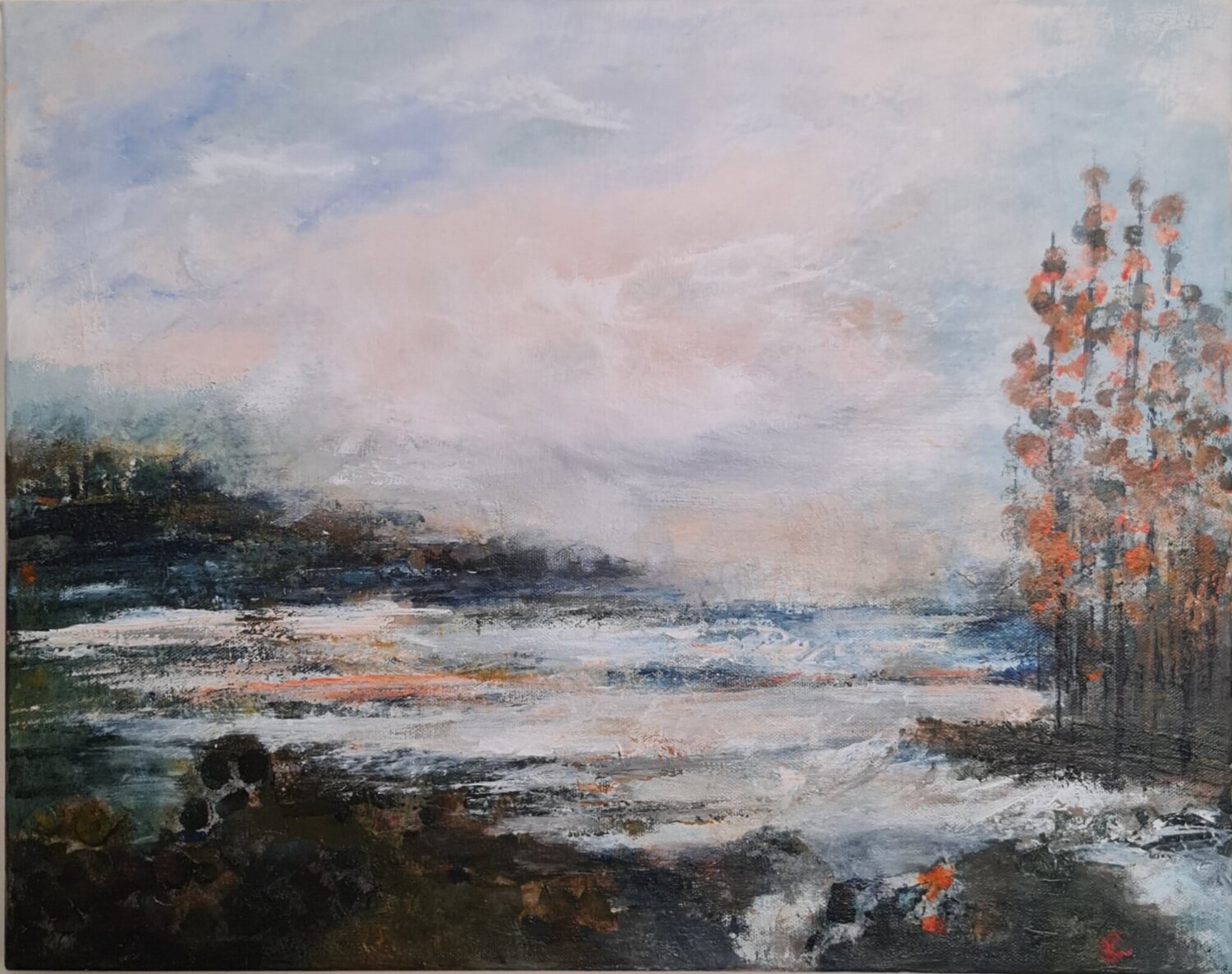 Deep Waters Shan Faz Original painting for sale