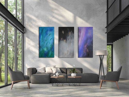 LANI, SILA + SAGARA II (Trio) de JOACHIM ARNO ZIEGENRÜCKER (JOARNO), Pintura a la venta en Singulart