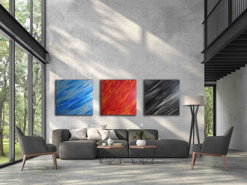 MYRA, RUNA, SALMA (Trio) van JOACHIM ARNO ZIEGENRÜCKER (JOARNO), Schilderij te koop op Singulart