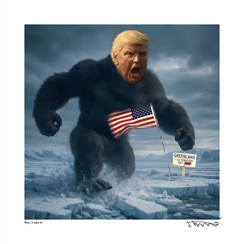 Yes, I can II van JOACHIM ARNO ZIEGENRÜCKER (JOARNO), Afdruk te koop op Singulart