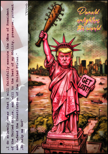 LIBERTY DONALD de JOACHIM ARNO ZIEGENRÜCKER (JOARNO), Impresión a la venta en Singulart
