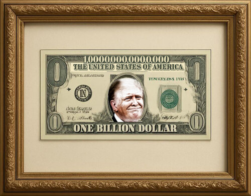 ONE BILLION DOLLAR by JOACHIM ARNO ZIEGENRÜCKER (JOARNO), Print for Sale on Singulart