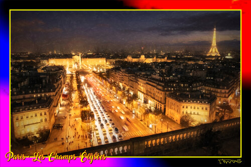 Paris • Les Champs-Élysées von JOACHIM ARNO ZIEGENRÜCKER (JOARNO), Druck kaufen auf Singulart