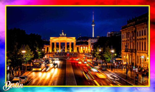 BERLIN von JOACHIM ARNO ZIEGENRÜCKER (JOARNO), Druck kaufen auf Singulart