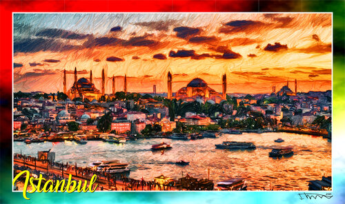 ISTANBUL van JOACHIM ARNO ZIEGENRÜCKER (JOARNO), Afdruk te koop op Singulart