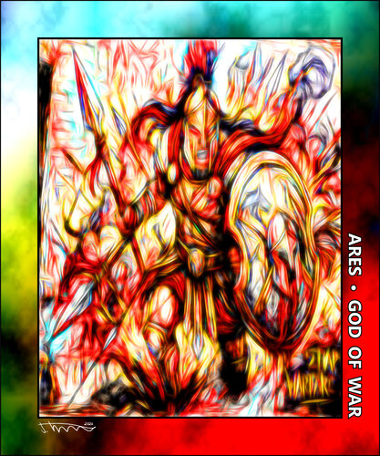 ARES • GOD OF WAR par JOACHIM ARNO ZIEGENRÜCKER (JOARNO), Édition en vente sur Singulart
