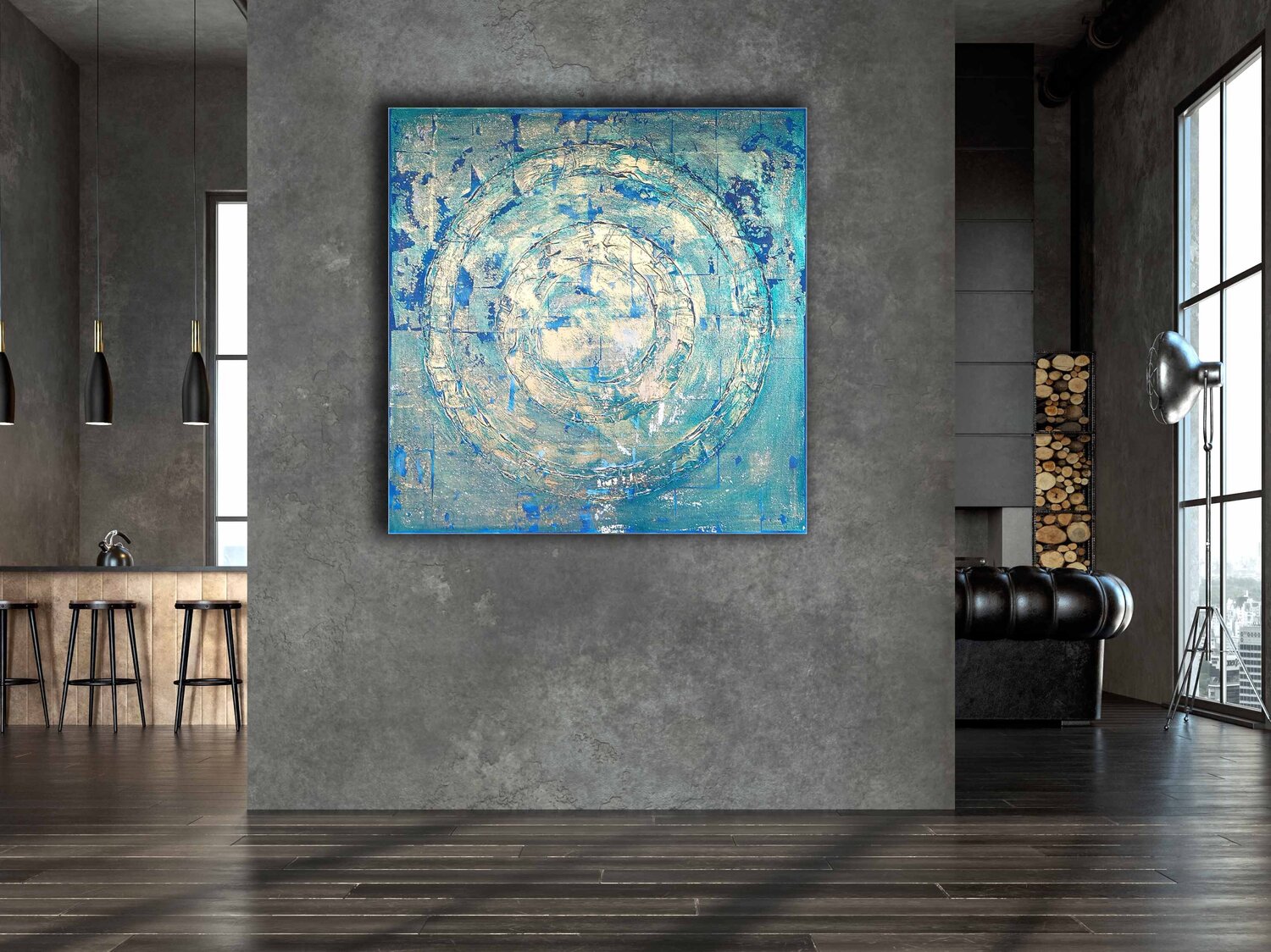 ATLANTIS HORIZON JOACHIM ARNO ZIEGENRÜCKER (JOARNO) Originalgemälde zu verkaufen