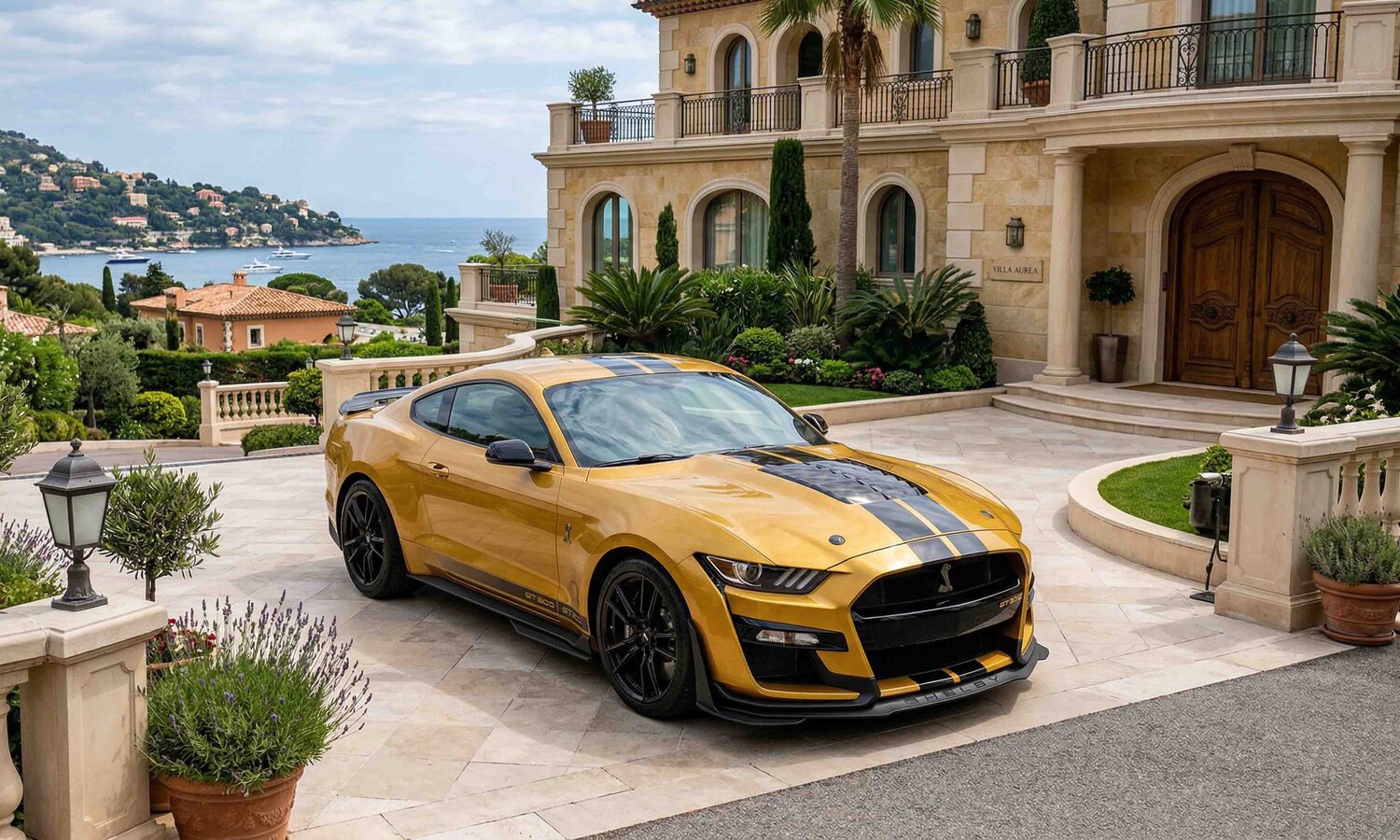 DER GOLDENE MUSTANG JOACHIM ARNO ZIEGENRÜCKER (JOARNO) Fotografie zu verkaufen