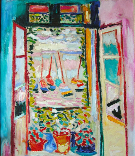A la fenetre de David Kingham, Pintura a la venta en Singulart