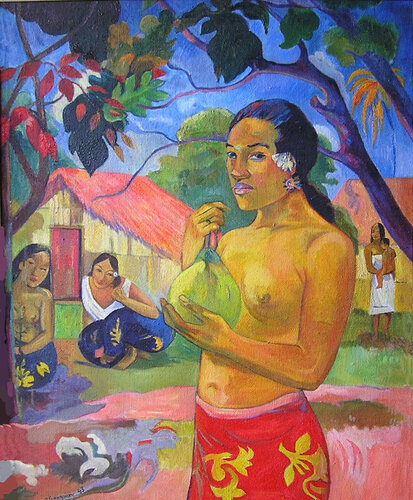 Girl with a Mango von David Kingham, Malerei kaufen auf Singulart