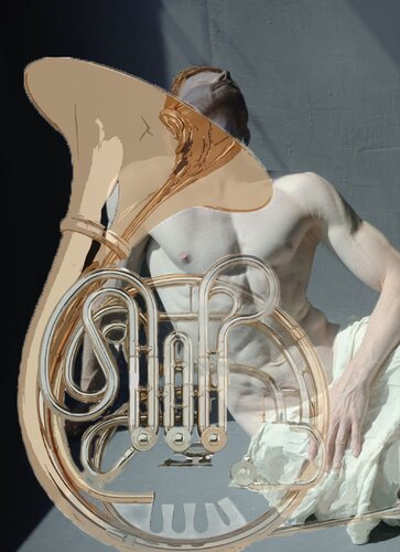 Man & Horn von David Kingham, Digital kaufen auf Singulart