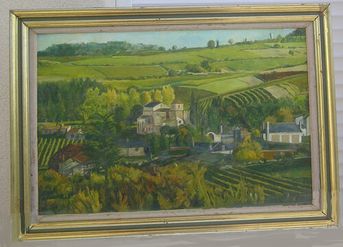 Charente Landscape di David Kingham, Pittura in vendita su Singulart
