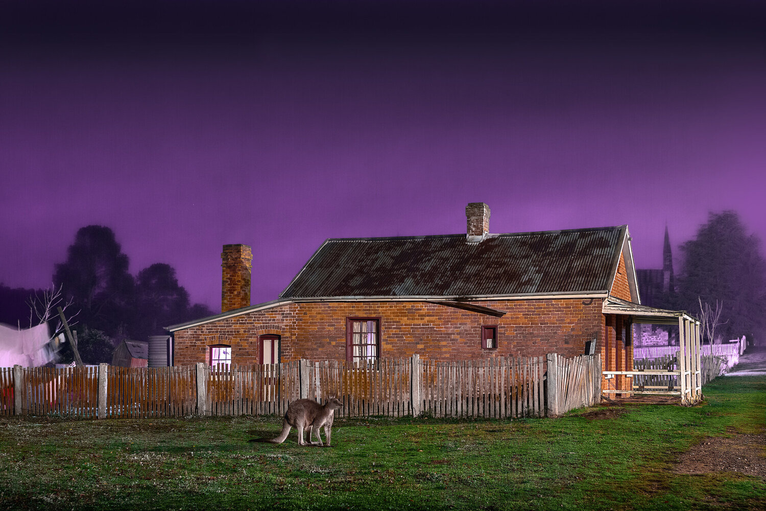 Hill End by Night Russell Brown