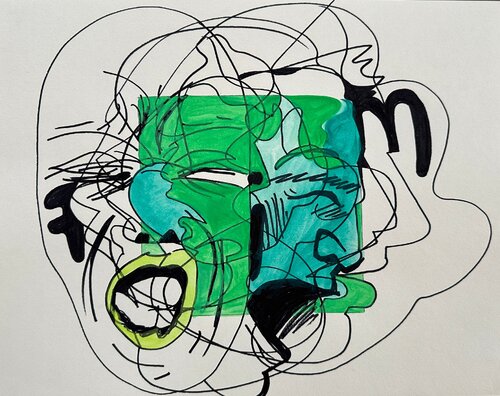 All out by Andreea Bianca Velcsov, Work on Paper for Sale on Singulart