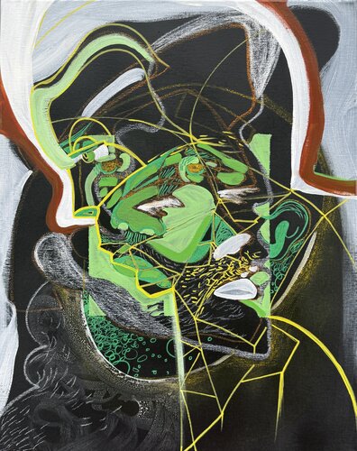 Green Mood von Andreea Bianca Velcsov, Malerei kaufen auf Singulart