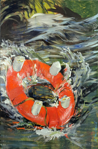 Adventkranz di Sigurd Wendland, Pittura in vendita su Singulart