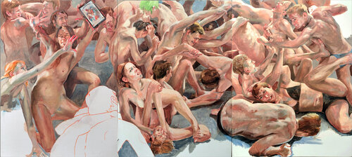 there is no joker in reality di Sigurd Wendland, Pittura in vendita su Singulart