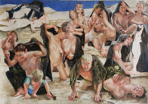 Hide away (Adaption F. Hodler) von Sigurd Wendland, Malerei kaufen auf Singulart