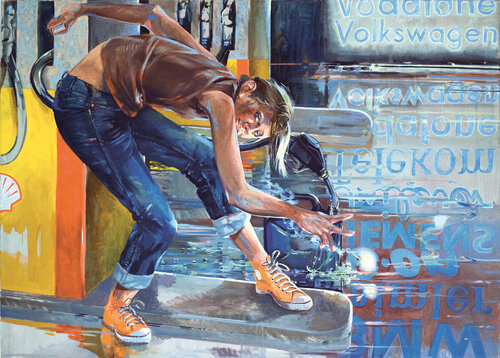 Steuerflucht von Sigurd Wendland, Malerei kaufen auf Singulart