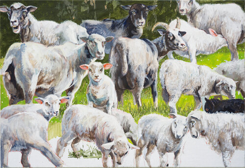 Lammbraten di Sigurd Wendland, Pittura in vendita su Singulart