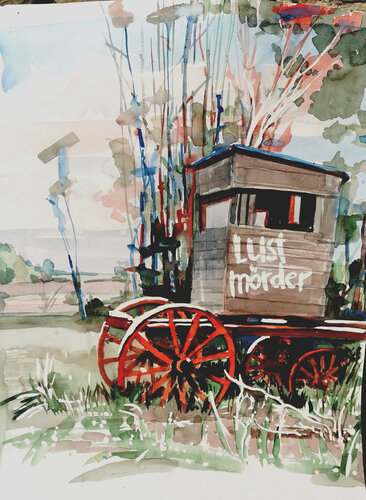 Lust Murderer de Sigurd Wendland, Obra en papel a la venta en Singulart