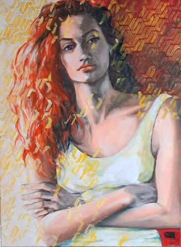 Irene la rossa de Daniela Baldo, Pintura a la venta en Singulart