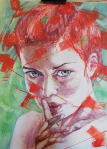Ssstt....  silenzio de Daniela Baldo, Pintura a la venta en Singulart