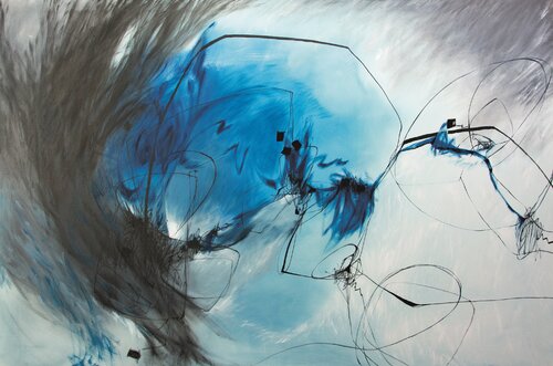QUAL PIUMA AL VENTO di Daniela Baldo, Pittura in vendita su Singulart