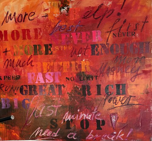 Never enough by Gabriele Prentl, Painting for Sale on Singulart