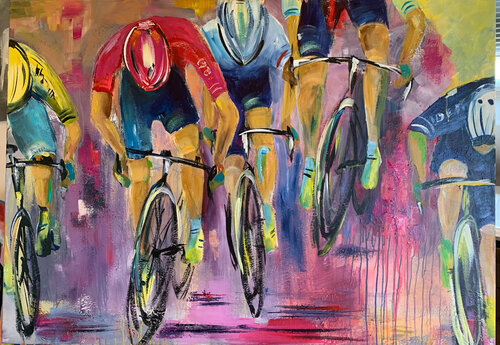 Alp D'Huez by Gabriele Prentl, Painting for Sale on Singulart