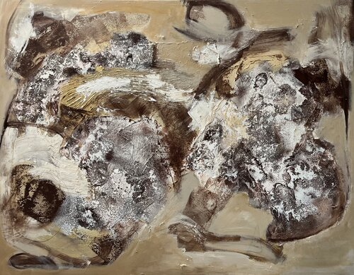 “Echoes Beneath the Surface di Alid Gerboles, Pittura in vendita su Singulart