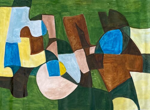 Green Territory di Alid Gerboles, Pittura in vendita su Singulart