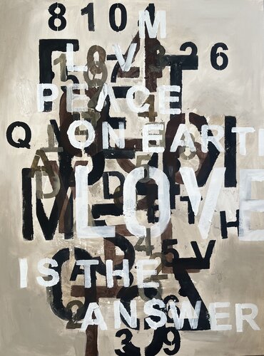 Letter to you 4 di Alid Gerboles, Pittura in vendita su Singulart