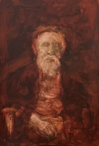 The Grandpa di Alid Gerboles, Pittura in vendita su Singulart