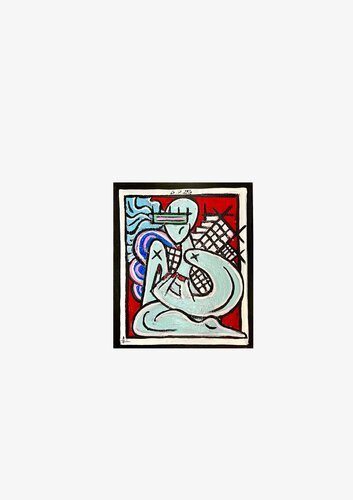 "ROUGE DESIRES" van ÇAN OZAN ÇAGLI, Schilderij te koop op Singulart