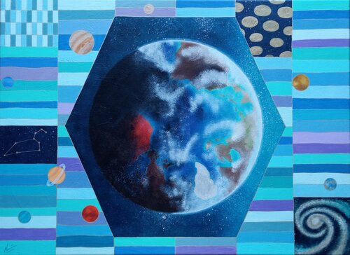 Energía en movimiento. van María Martínez Araujo, Schilderij te koop op Singulart