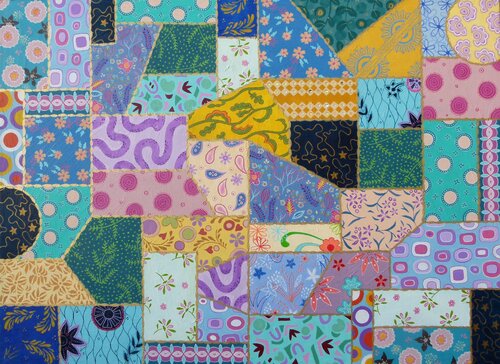 Patchwork Cerceta María Martínez Araujo