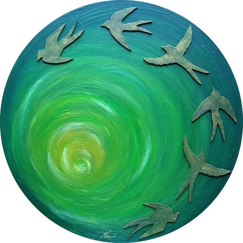 VERDE VIENTO par María Martínez Araujo, Peinture en vente sur Singulart