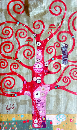 Árbol de la Vida van María Martínez Araujo, Schilderij te koop op Singulart