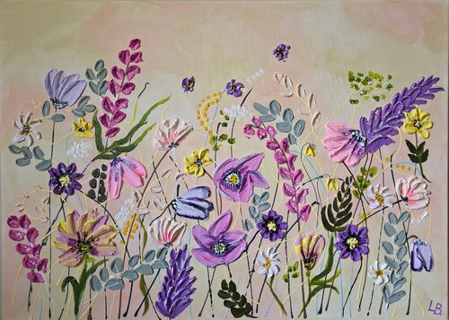 Blütenrausch van Lydia Baunach, Schilderij te koop op Singulart