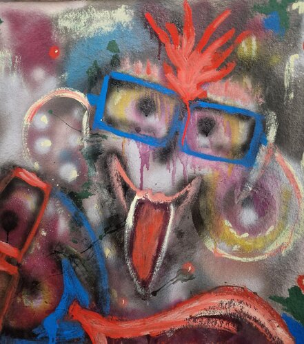 "The Fool" van Maria Dorothea Narmont-Laplace, Schilderij te koop op Singulart