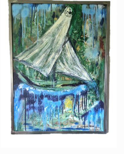 "Sailing Dream" van Maria Dorothea Narmont-Laplace, Schilderij te koop op Singulart