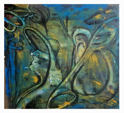 "Mysterium" van Maria Dorothea Narmont-Laplace, Schilderij te koop op Singulart