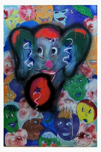 "Happy Time " van Maria Dorothea Narmont-Laplace, Schilderij te koop op Singulart