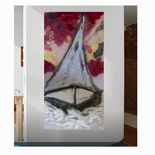 "Under sail" van Maria Dorothea Narmont-Laplace, Schilderij te koop op Singulart